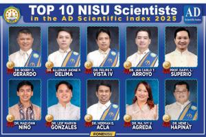 The Top 10 Northern Iloilo State University Scientists in the AD Scientific Index 2025